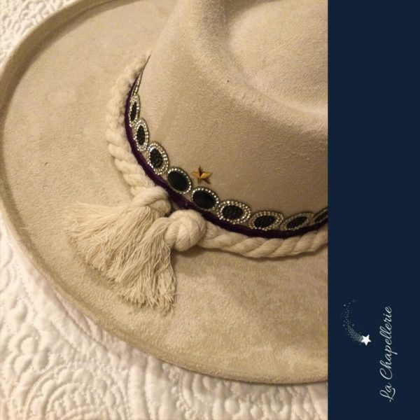Sombrero Fedora con ala doblada - Imagen 2
