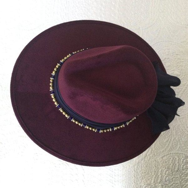 Sombrero Fedora de ala plana - Imagen 2