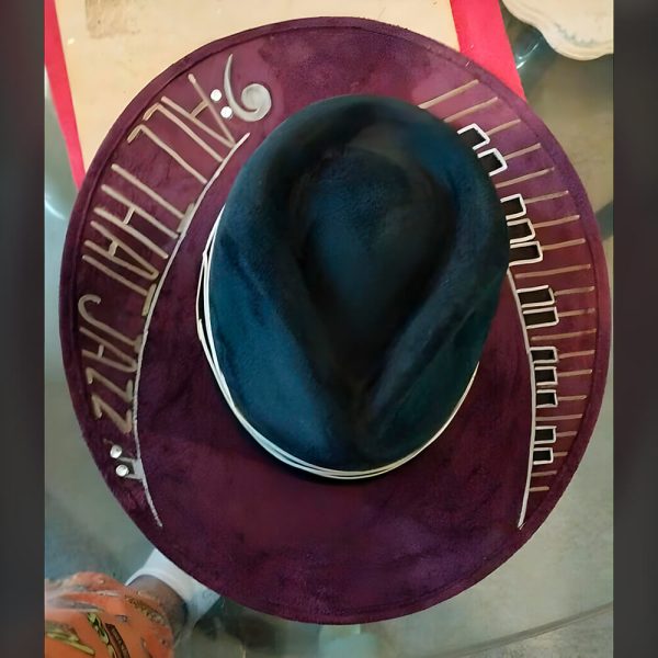 Sombrero Fedora, ala plana - Imagen 2