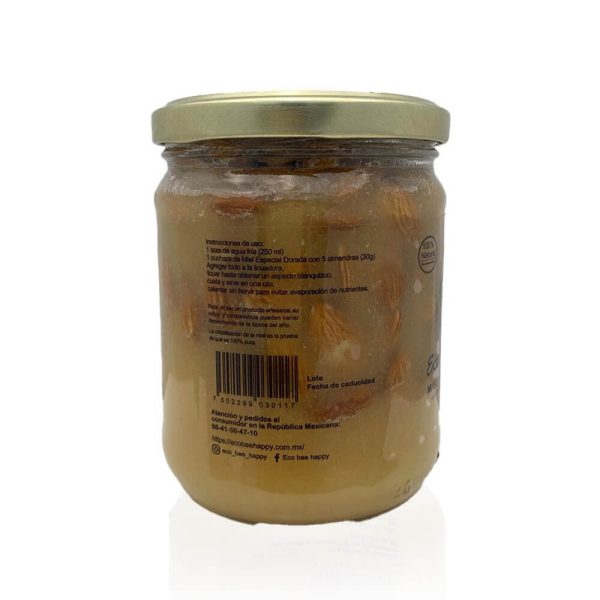 Miel especial dorada con almendras y aceites esenciales. - Imagen 2